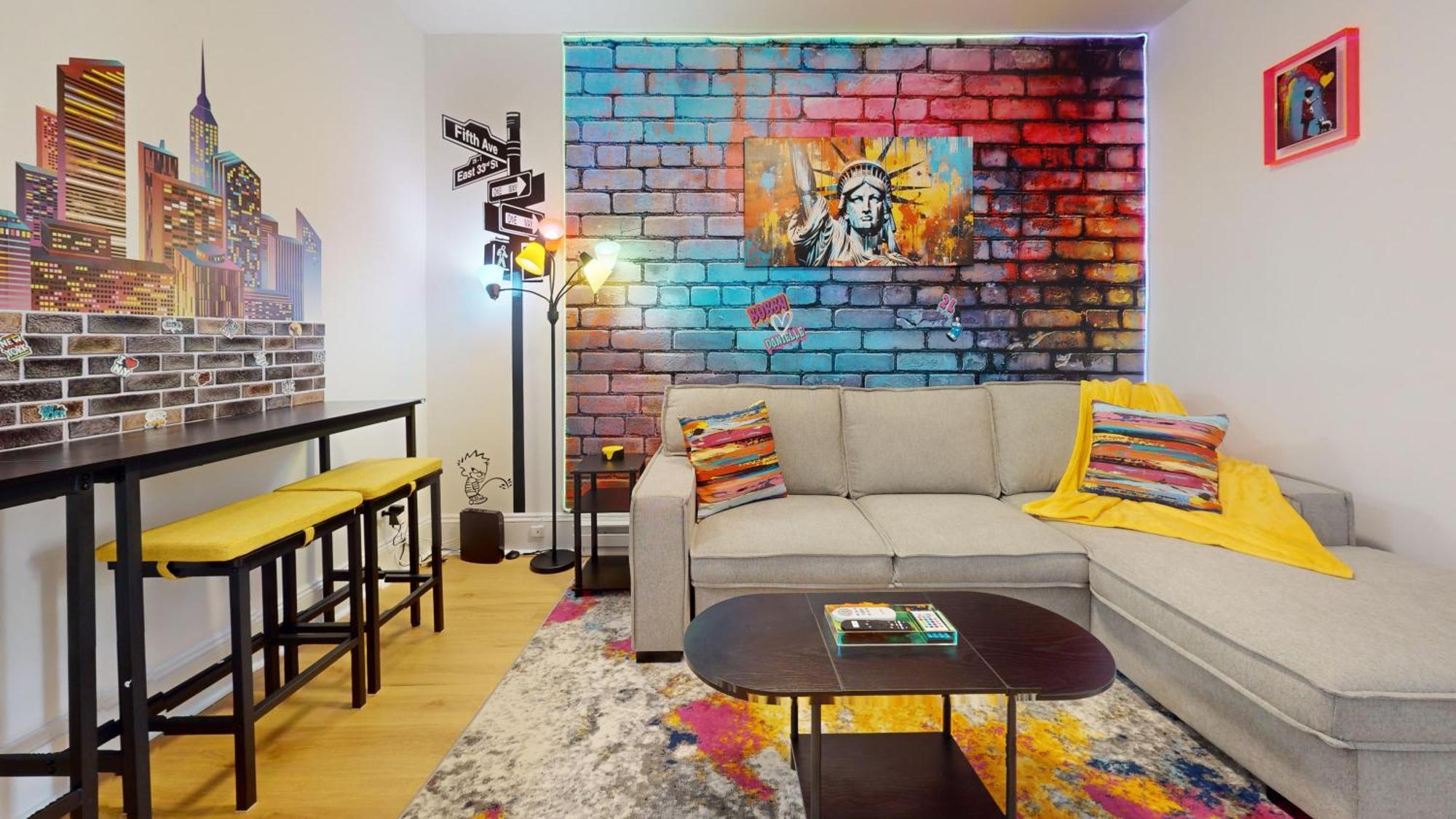 Apartamento Funky & Colorful Urban Getaway, 20 Minutes To Nyc Hoboken Exterior foto